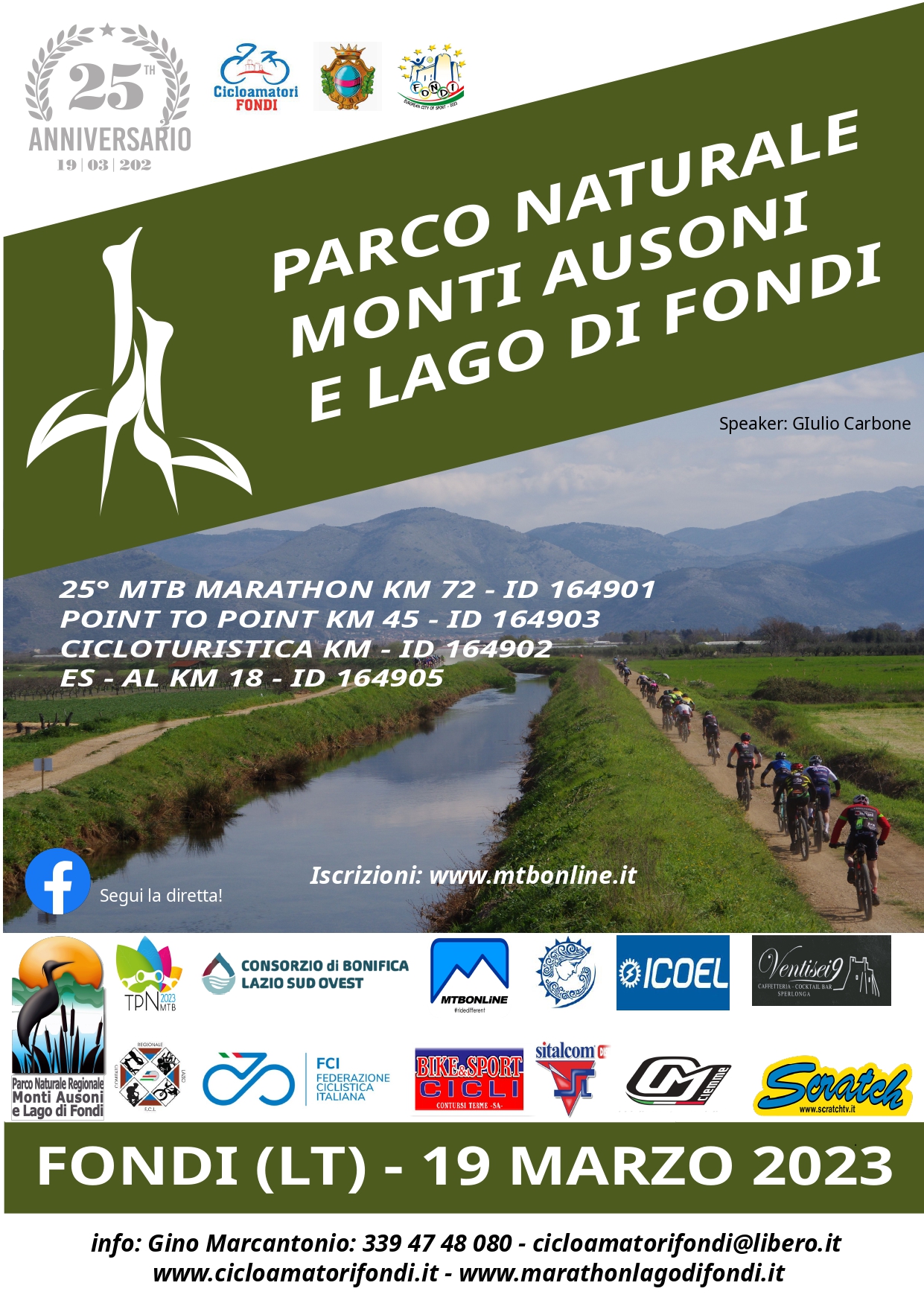 25° Trofeo Mtb Monti Ausoni e Lago di Fondi LT 19 Marzo 2023